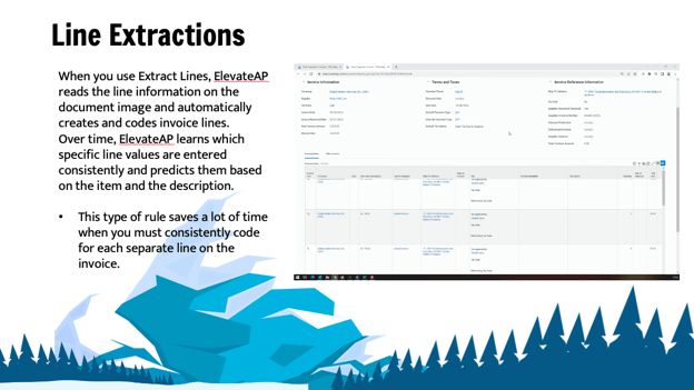 Line Extractions rule for Non-PO Invoice Coding